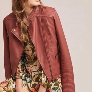 Anthropologie Vegan Leather Jacket